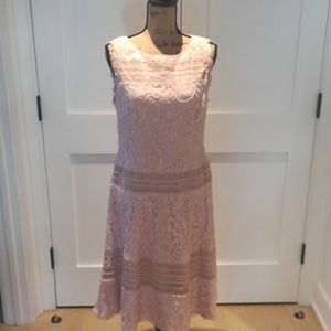 Pink Sleeveless Party Dress - Adrianna Papell